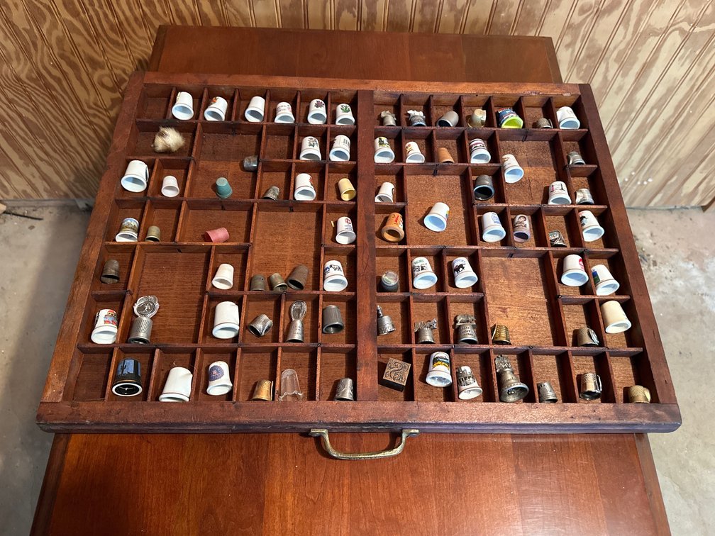 Vintage thimble collection