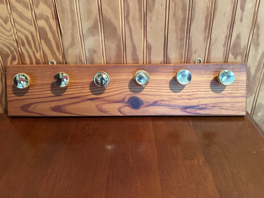 Handcrafted coat rack