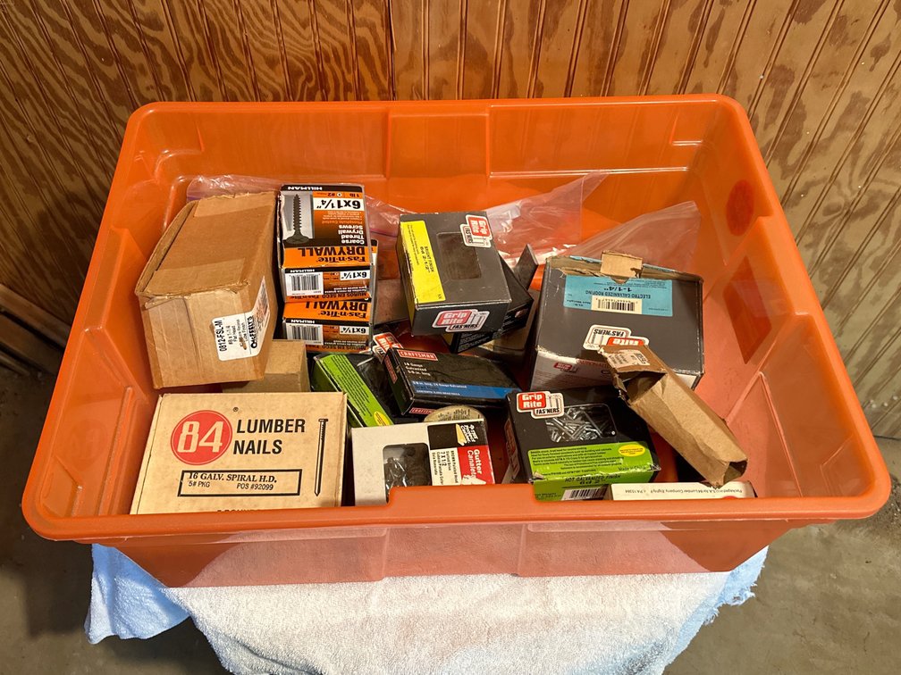 Lot of Asst nails & screws