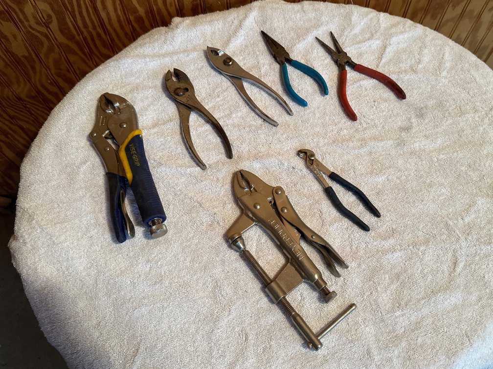 Assorted pliers