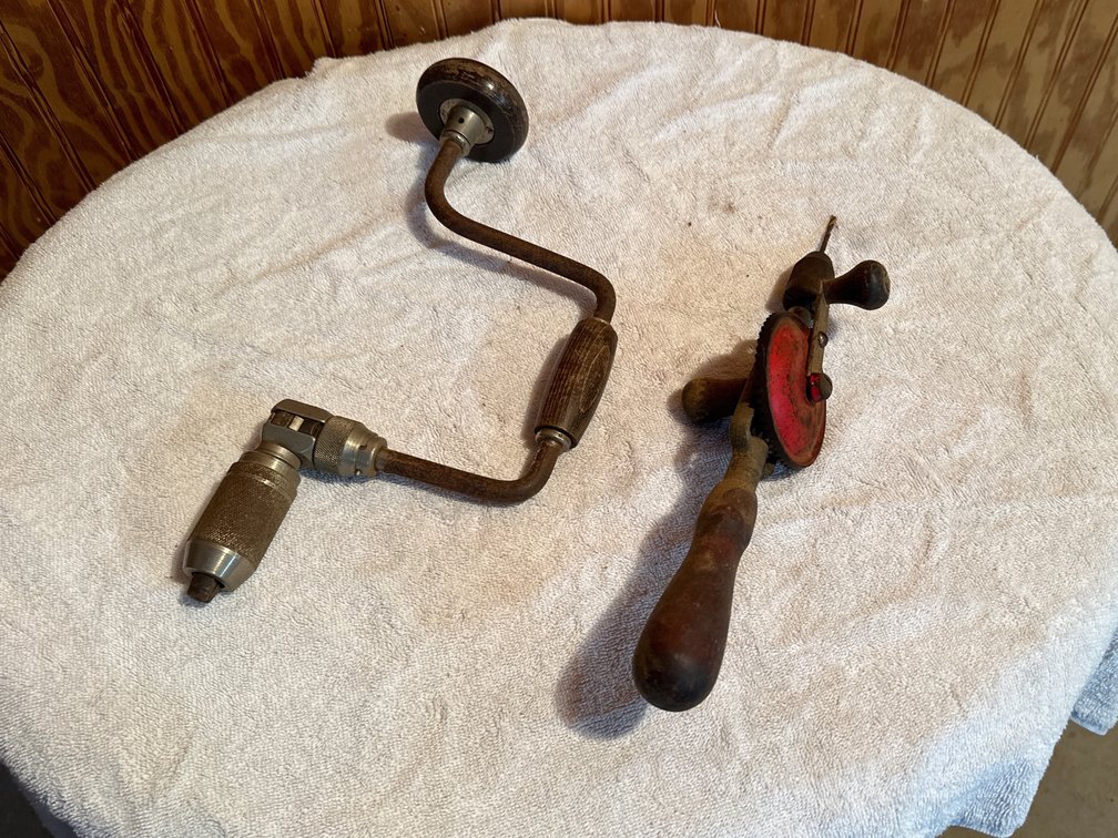Vintage woodworking hand tools