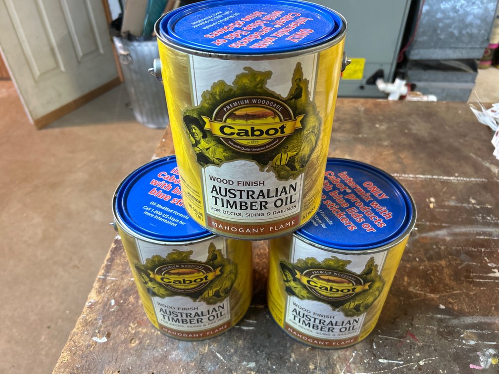 Cabot Austrailian Timber Oil “Mahogany Flame”