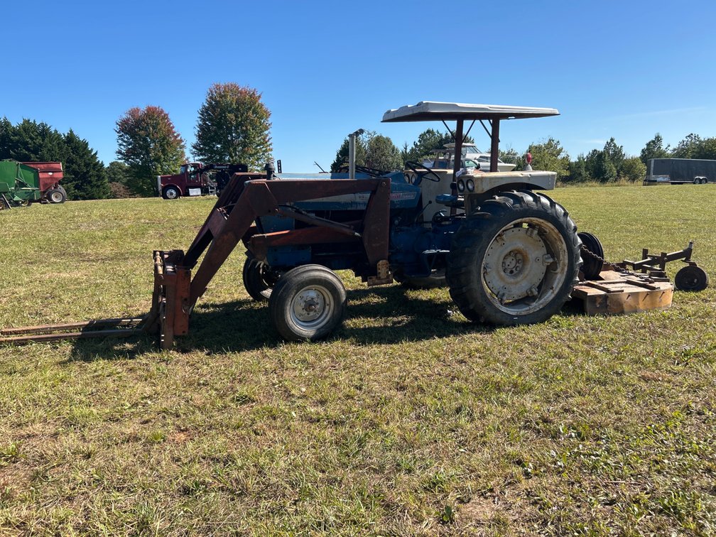 Ford 5000 Tractor with Loader and Bushhog