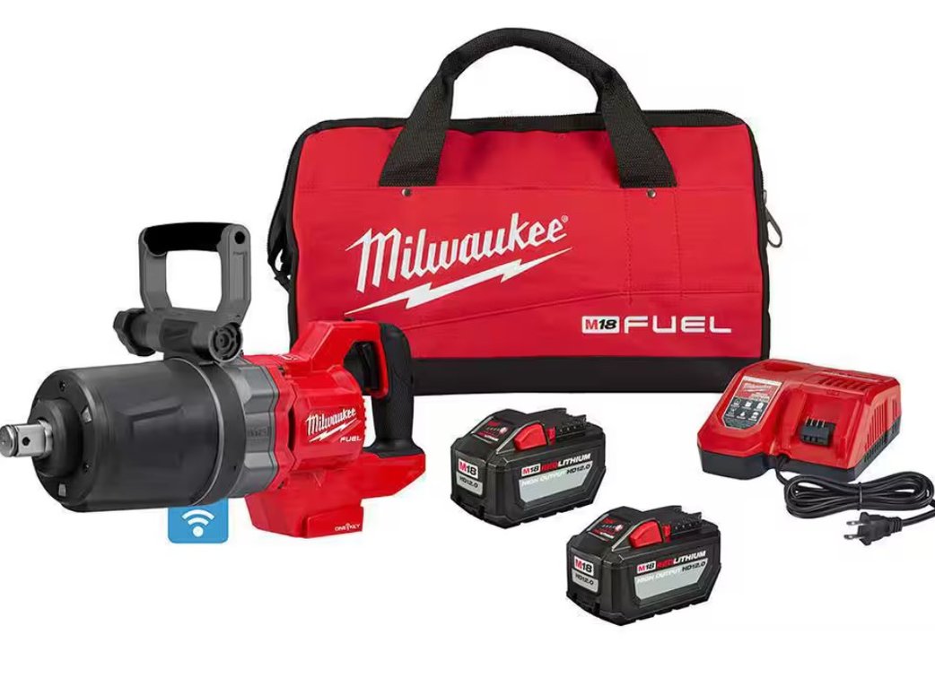 Milwaukee One Key 1” Impact Wrench D-Handle