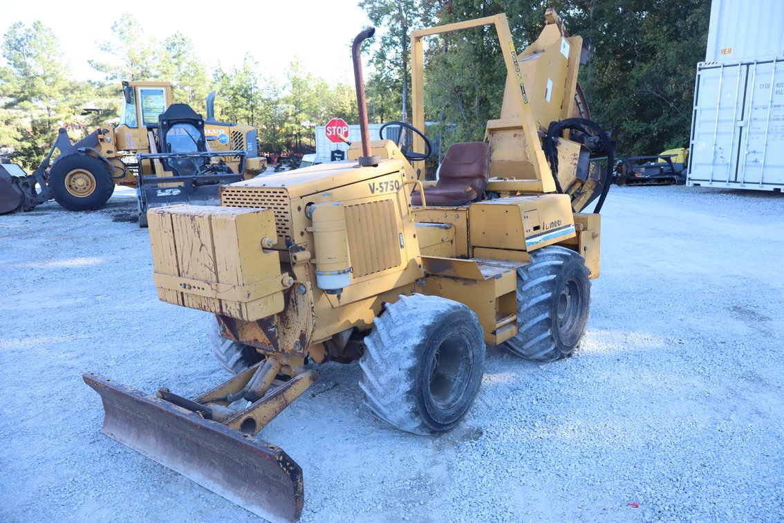 1998 VERMEER V5750 RUBBER TIRE TRENCHER