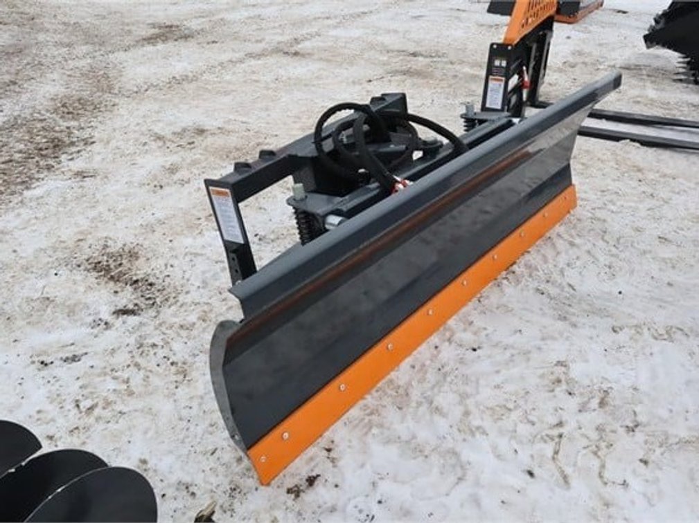 SPRING LOADED DOZER BLADE