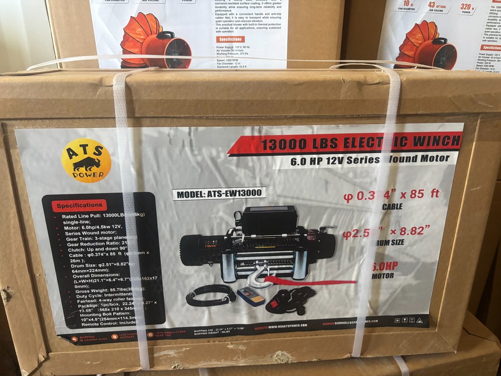 13,000LB ELECTRIC WINCH