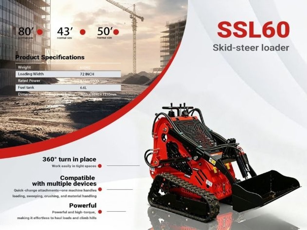 WALK BEHIND TRACK LOADER - SSL60