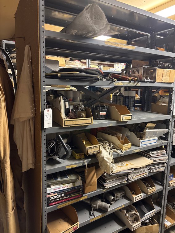 (5) Shelves of Aircraft Items