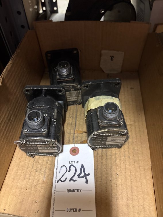 (3) Tachometer Generators - As Removed