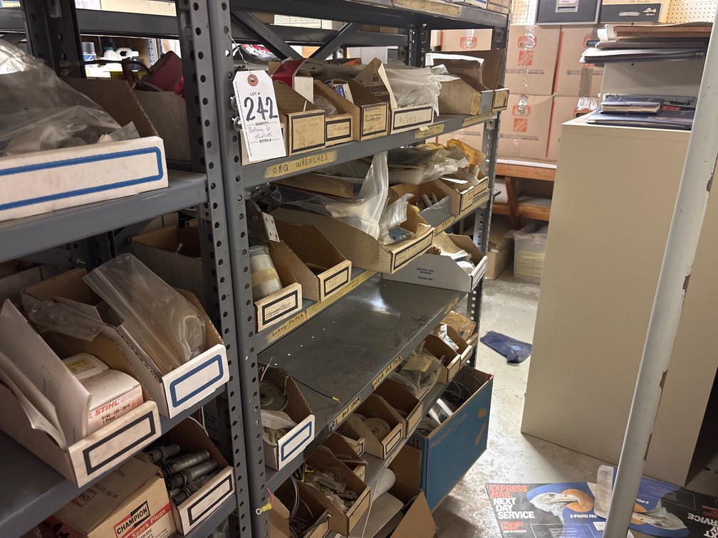 (6) Shelves Misc Aircraft Parts