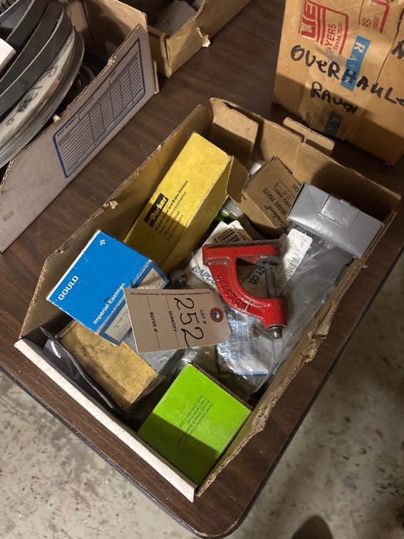 Box of Brake Parts