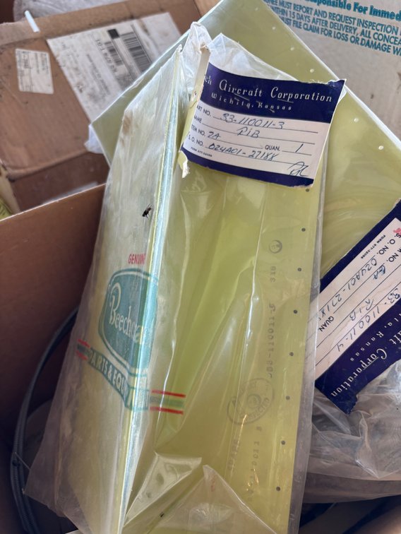 Box of NEW Beechcraft Items