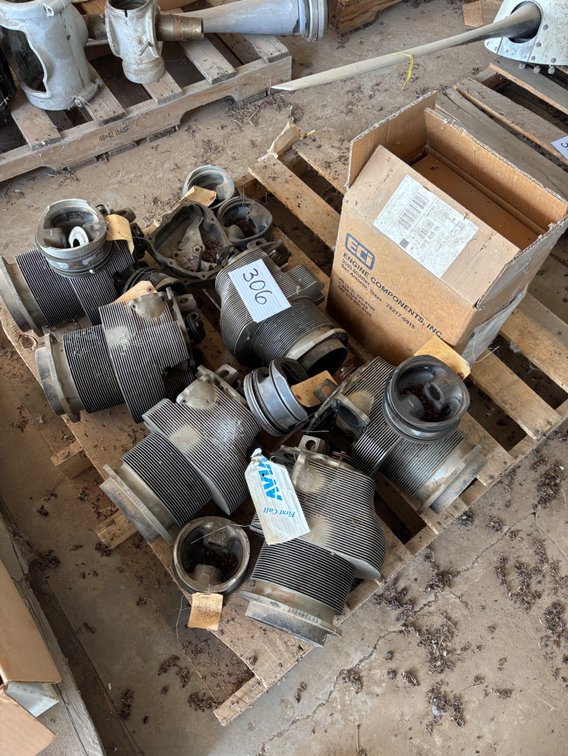 Pallet of IO-550-B Cylinders