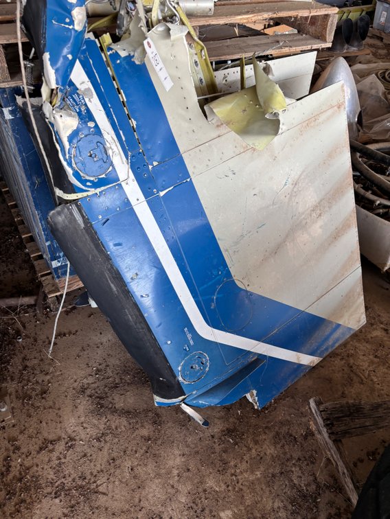 Salvage Beechcraft Wing Sections