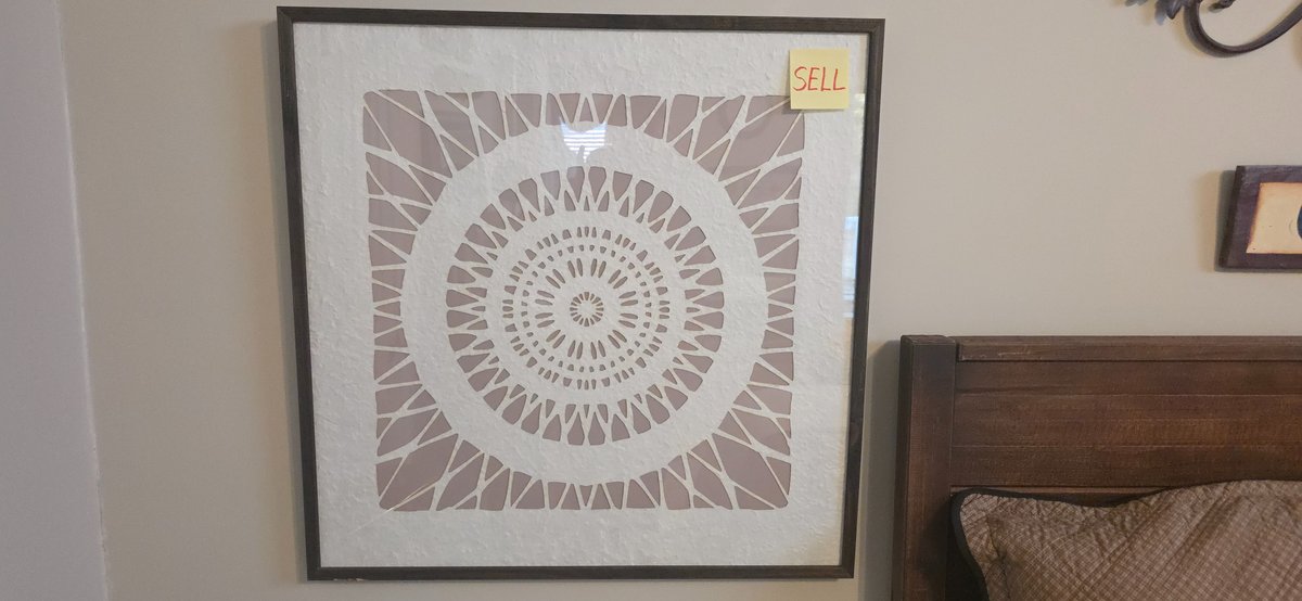 30" x 30" Framed Art (2)