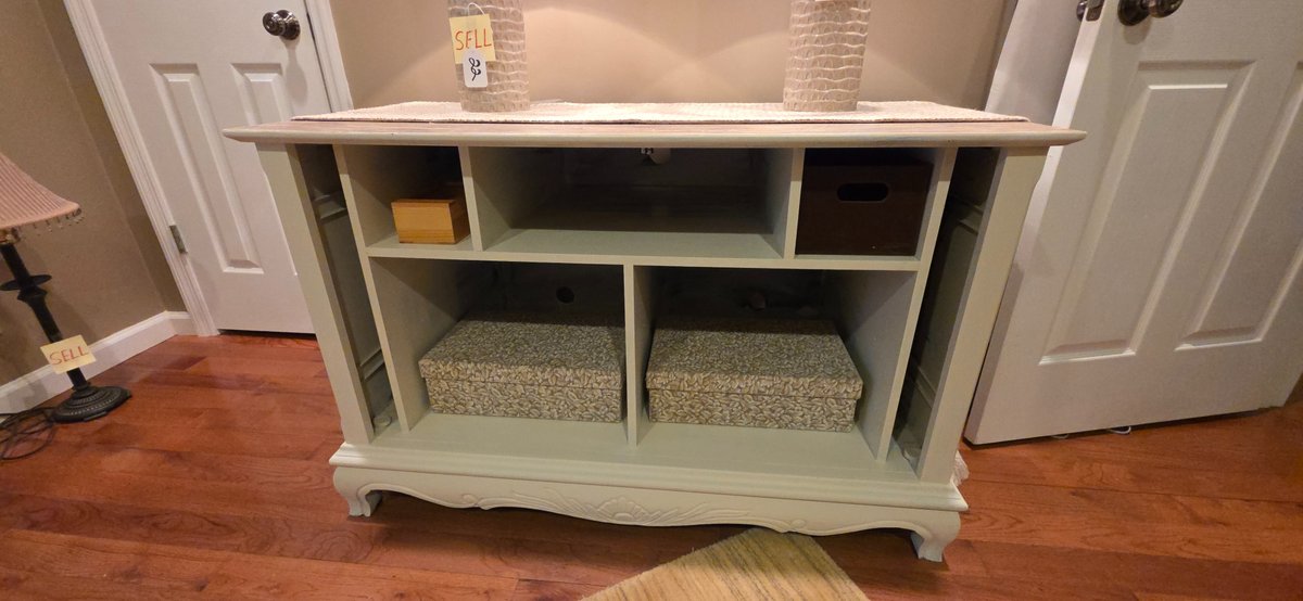 25" x 46" x 30" Repurposed Entertainment Center