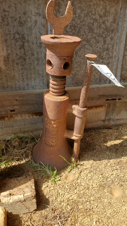 Vintage Cast Iron Screw Jack