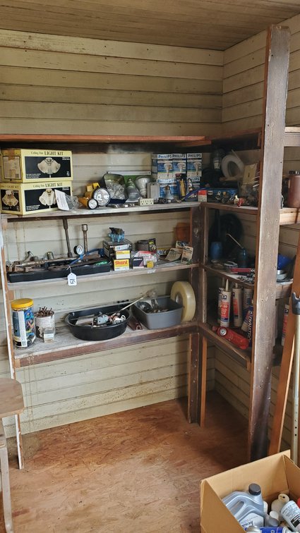 Contents of Shelves (x3)