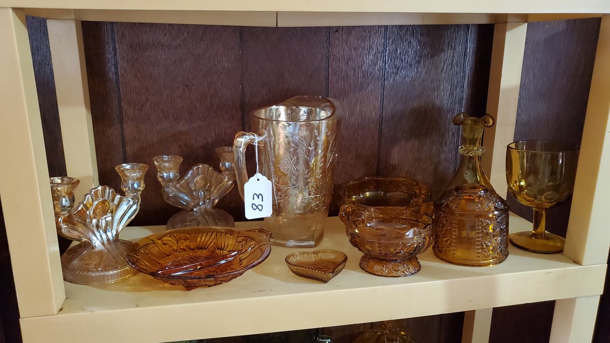 Floragold Icelip Water Pitcher and Glassware