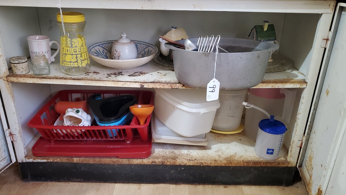 Bowls and Plastic Storage Container