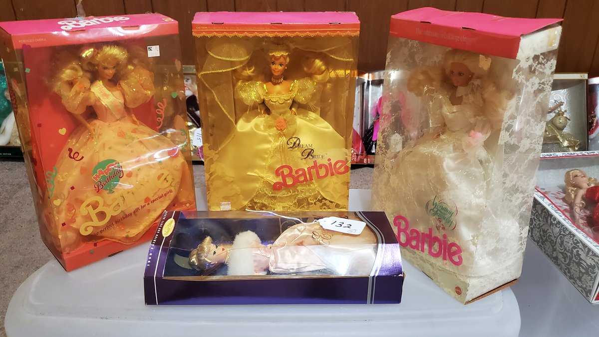 Birthday Barbie's x3 and Enchanted Evening