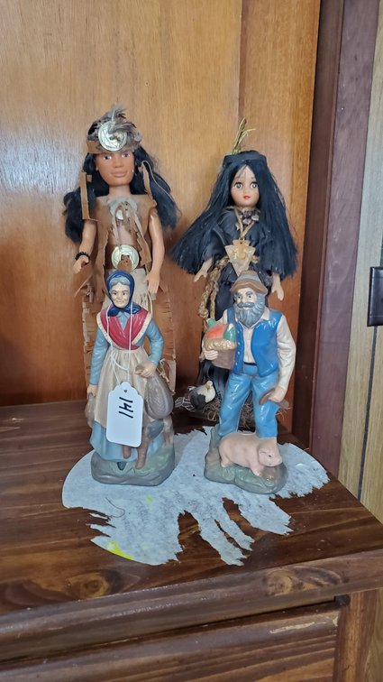 Indians and Glass Man/Woman