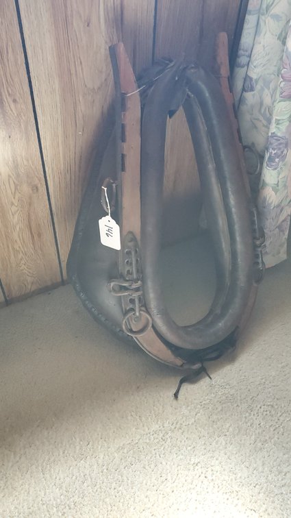 Leather Horse Collar and Hames