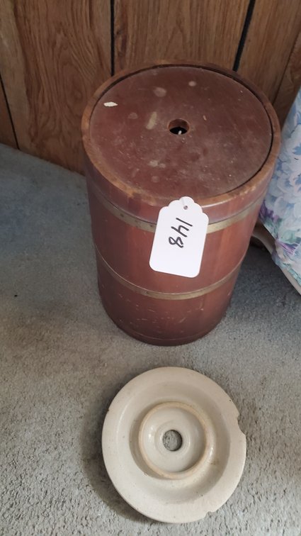 Wood Butter Churn