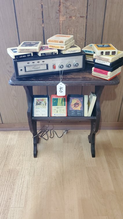 8 Track Player and Stereo with 8 Tracks