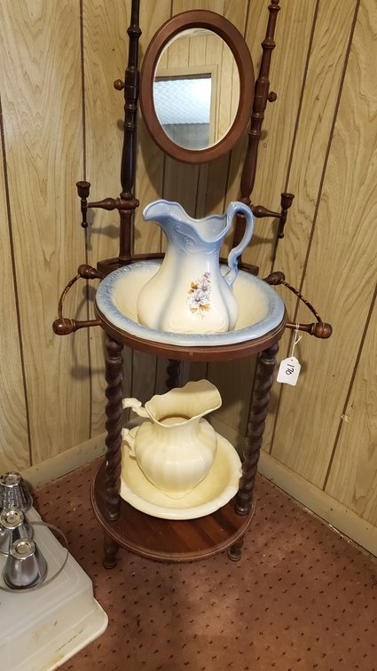 Wash Stand and Wash Pots