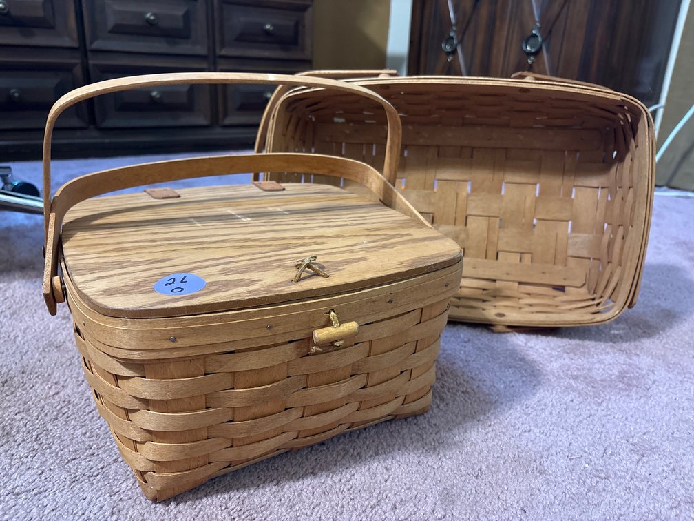 (2) Longaberger Baskets