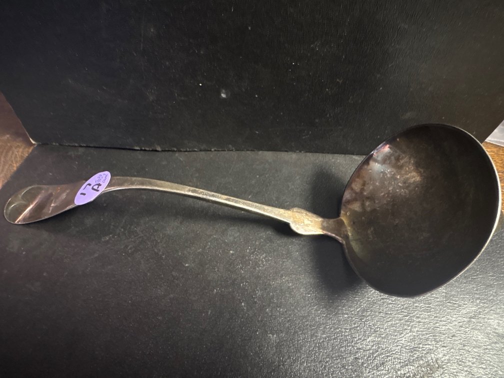 5.22 Troy Ounces Antique Coin Silver Ladle