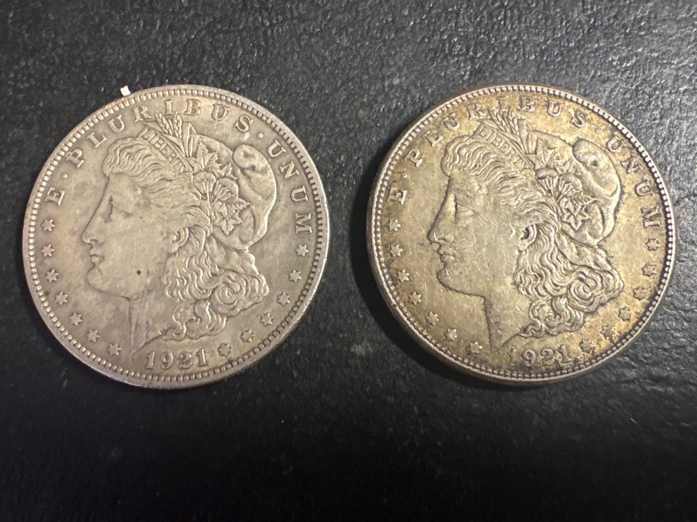 Morgan Silver Dollars 1921