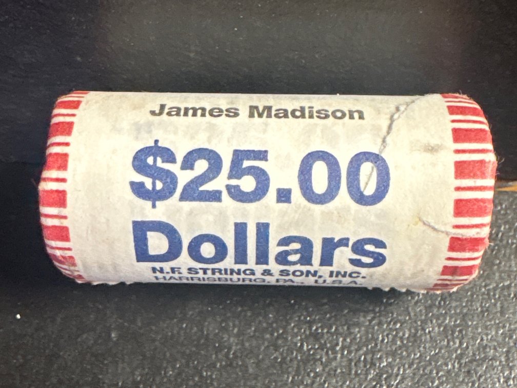 Uncirculated James Madison $1.00 Coins