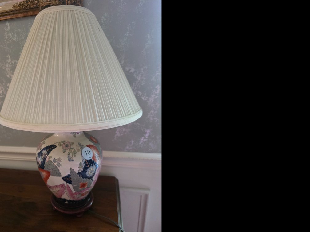 Hand-Painted Chinese Porcelain Table Lamp