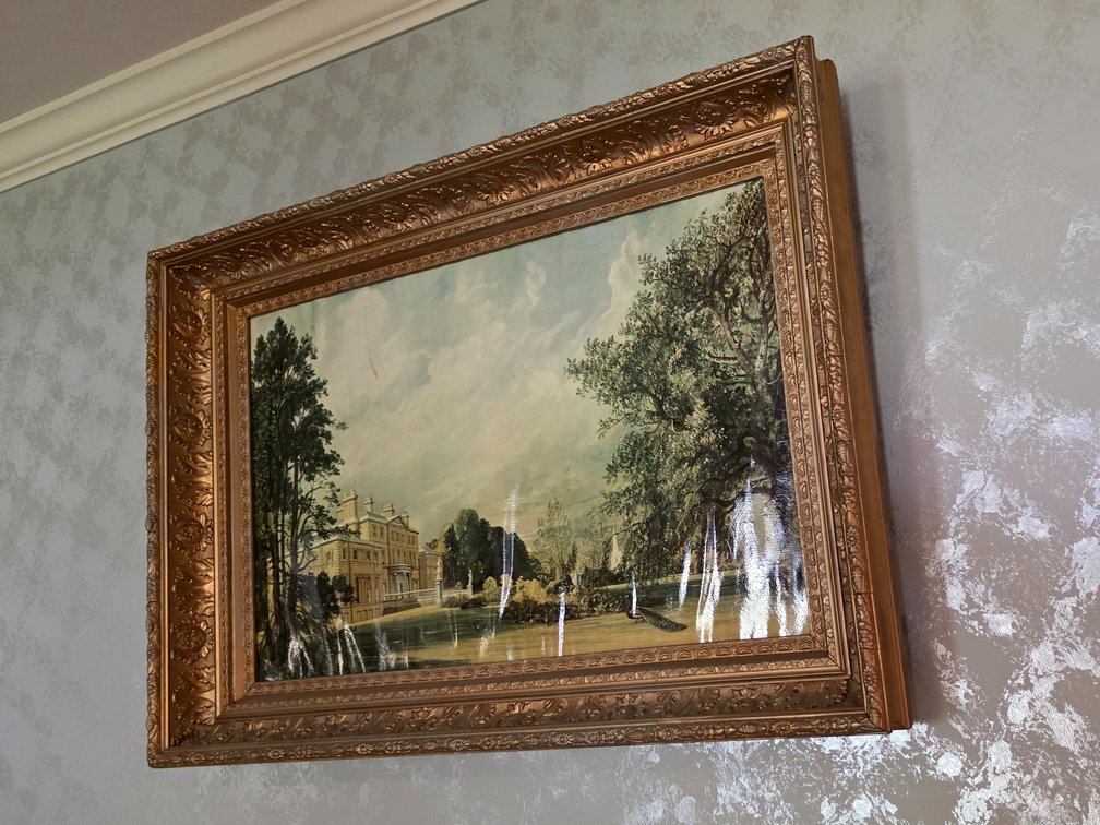 Heavy Ornate Framed Malvern Hall Print