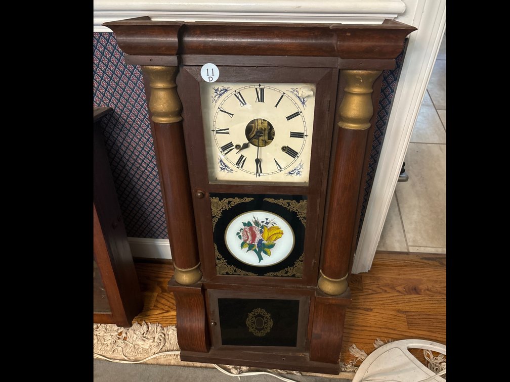 Seth Thomas antique triple decker wall clock