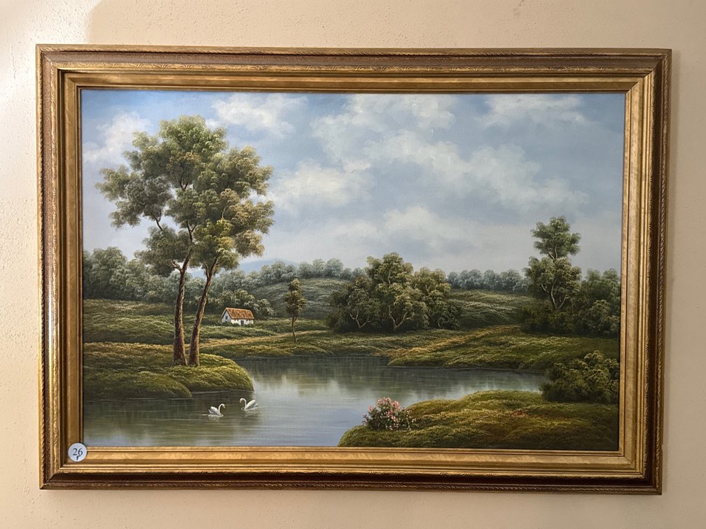 Framed Oil on Canvas, 41” x 29”