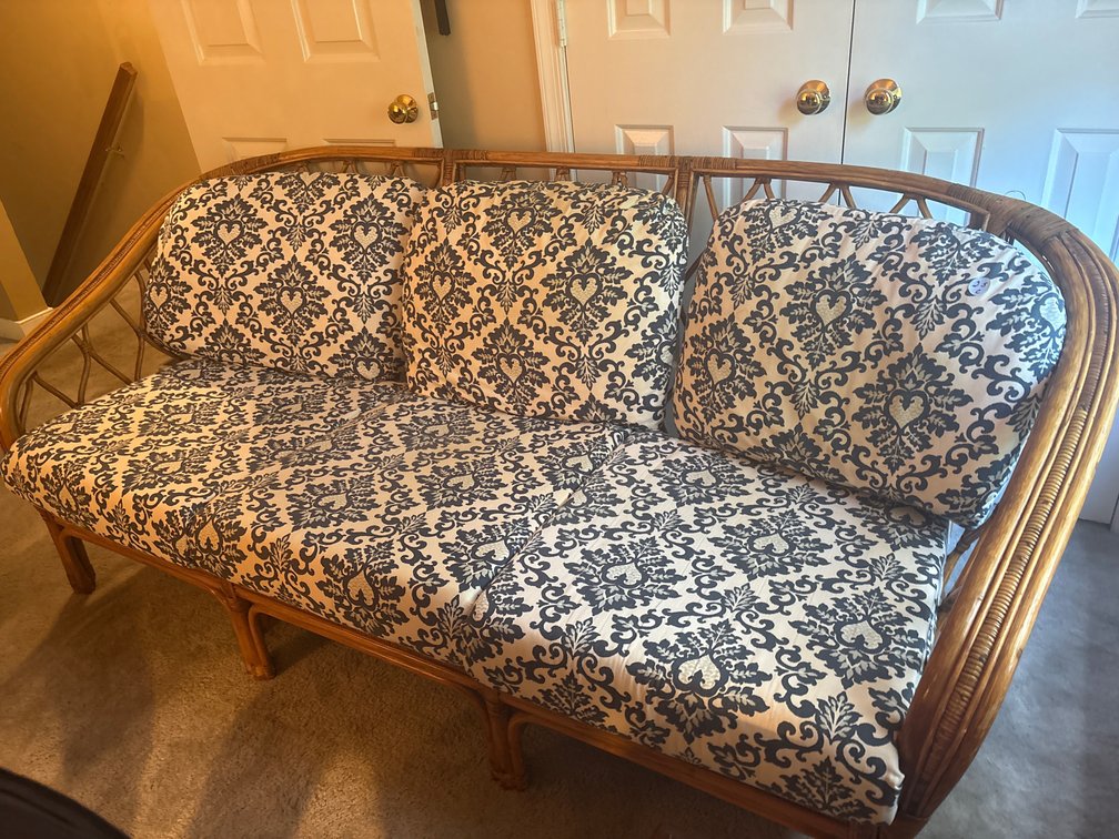 Wickers Frame 3-Seat Sofa