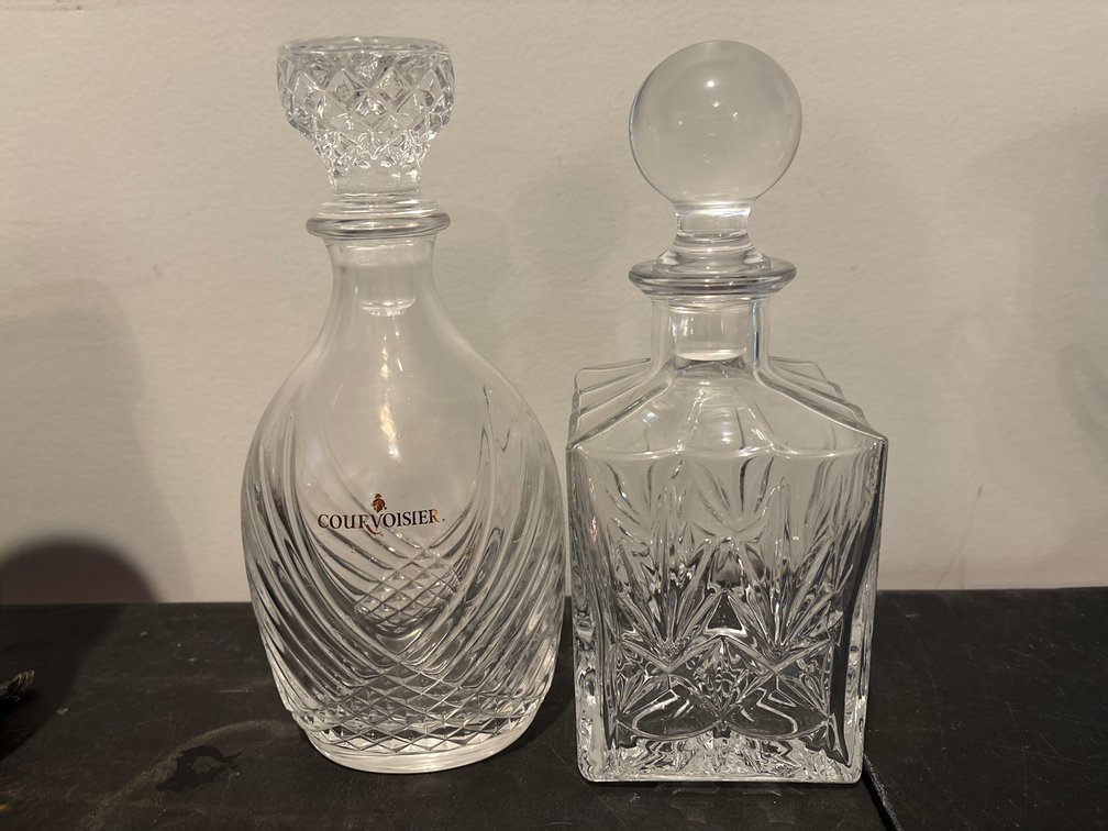 Cut Crystal Liquor Decanters (x2)