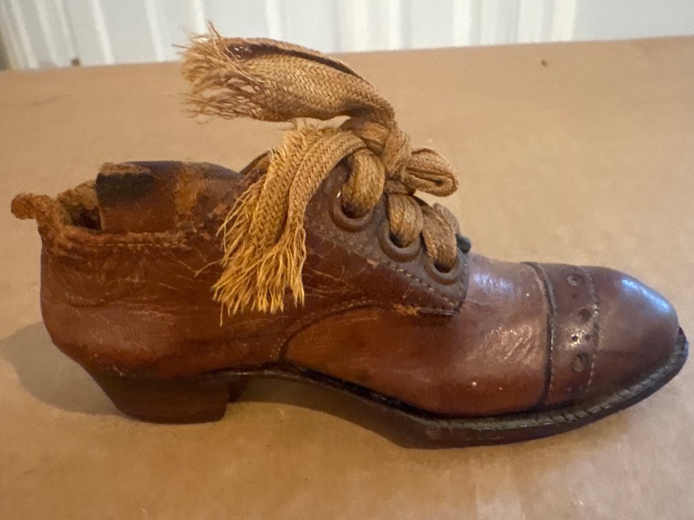 All-Leather Miniature Salesman Sample Shoe