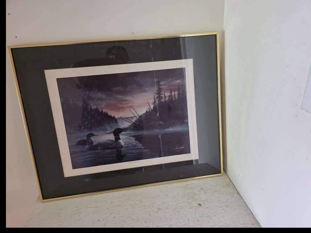 Framed and Matted  "The Siren Call" Harold  Roe