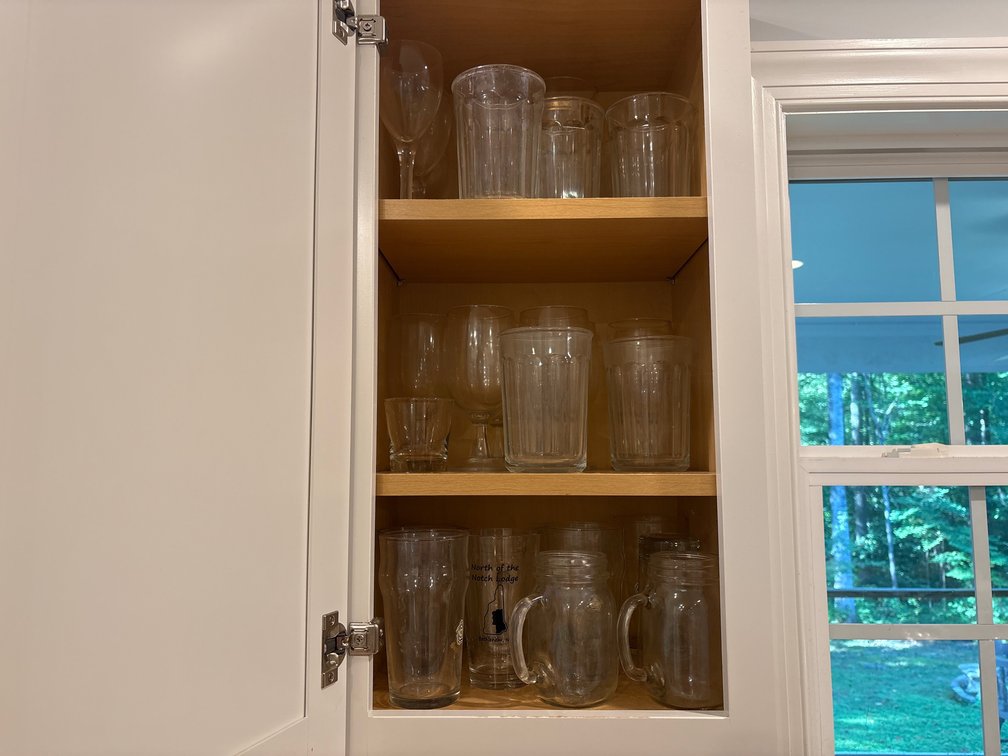 Cabinet Lot (Glasses) 2 Cabinets
