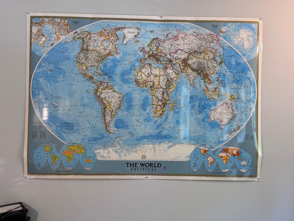 NG Wall World Map