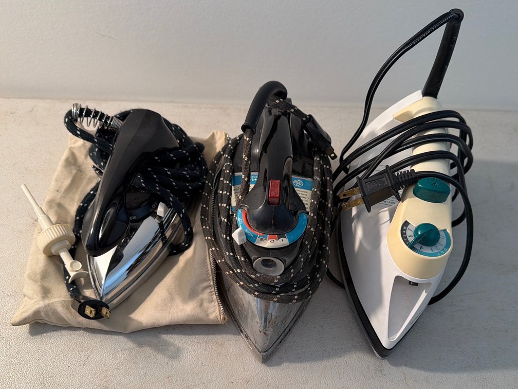 Assorted Clothes Irons Lot