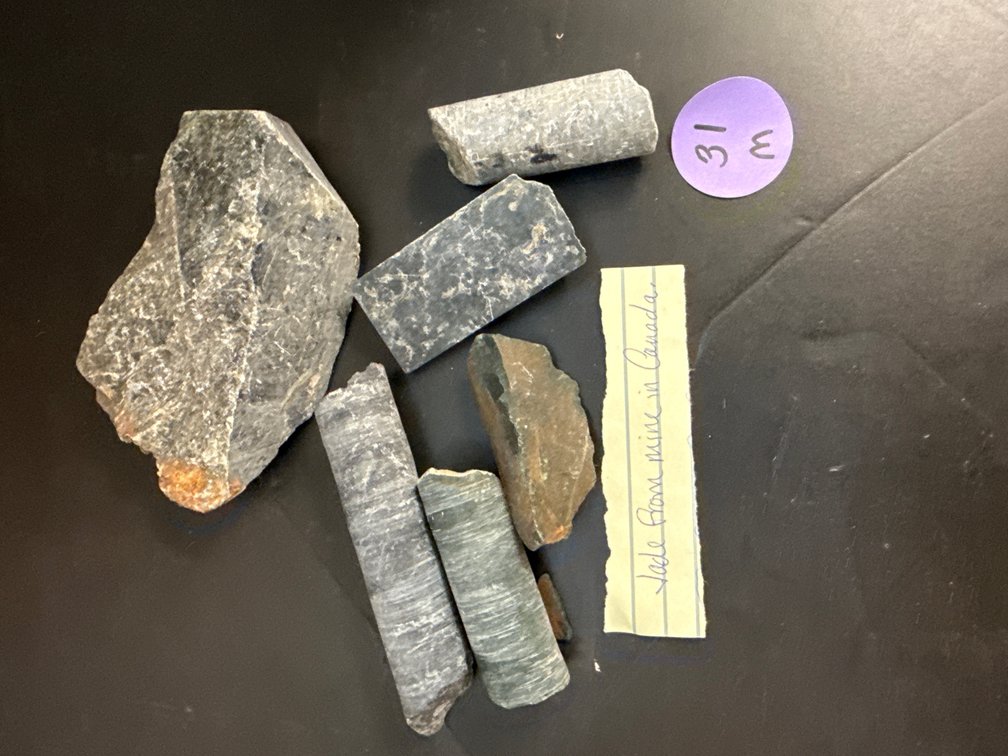 Jade Lot from Mine in Canada