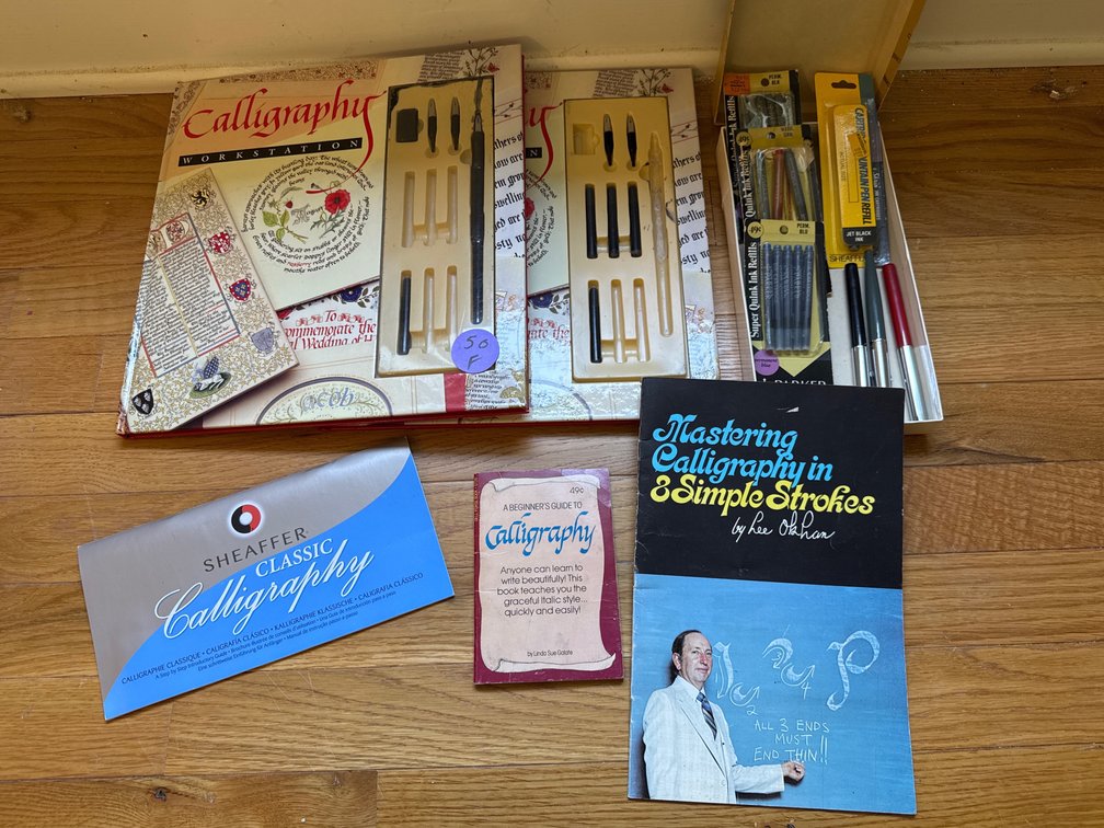 Calligraphy Art Set Books and Supplies