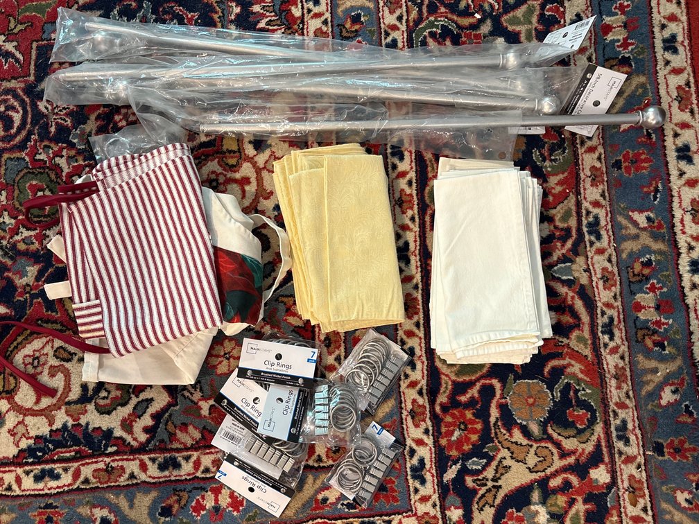 Curtain and Linen Lot
