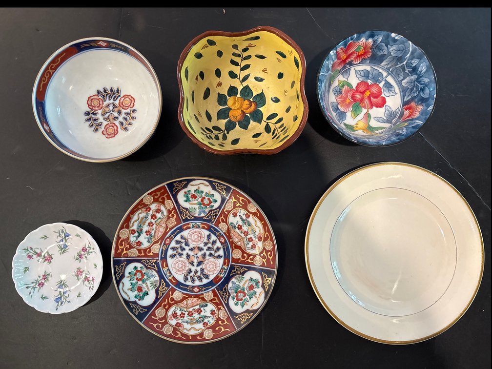Decorative Plate and Bowl Lot (6)